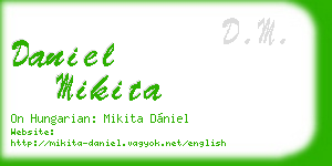 daniel mikita business card