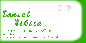 daniel mikita business card